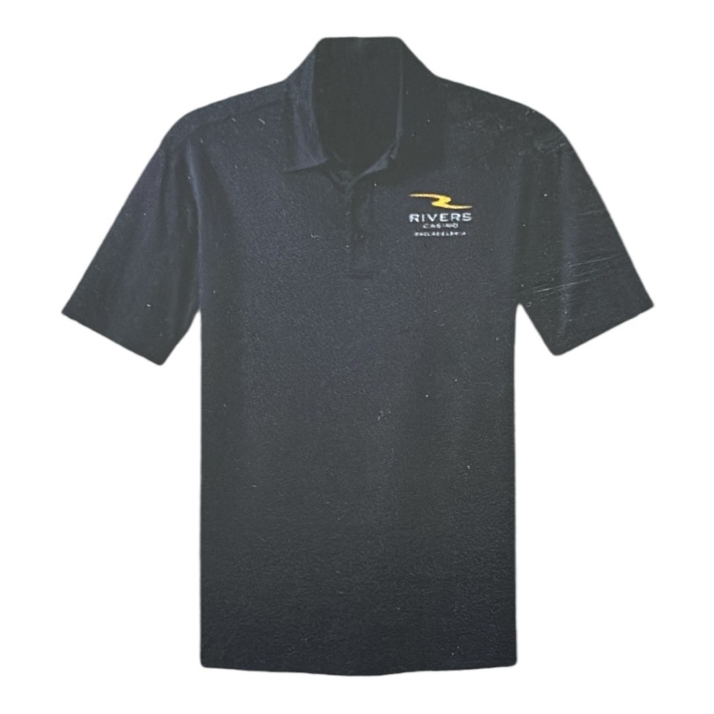 Rivers Casino Philadelphia Men's Navy Short Sleeve Golf Shirt